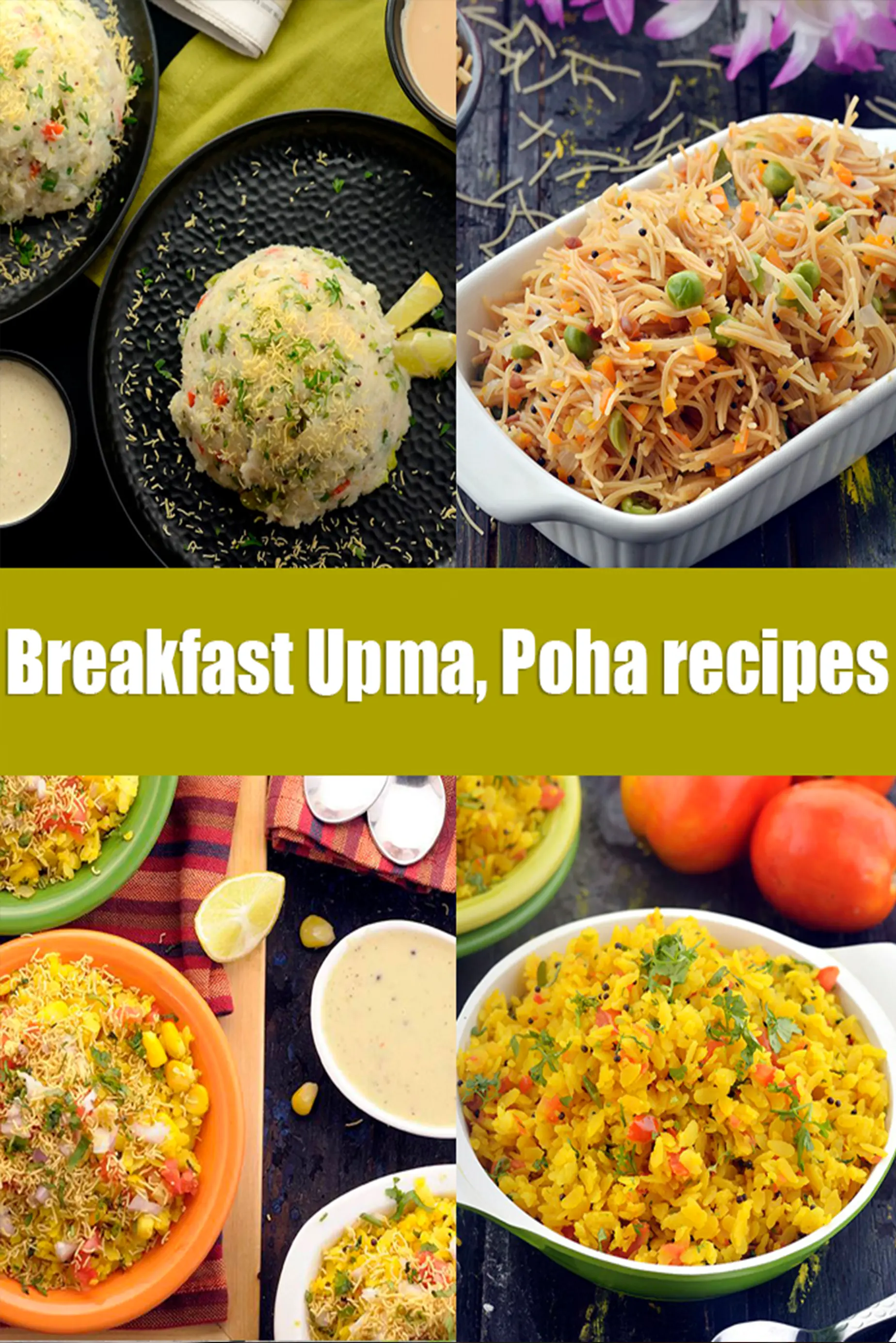 Breakfast Upma, Poha