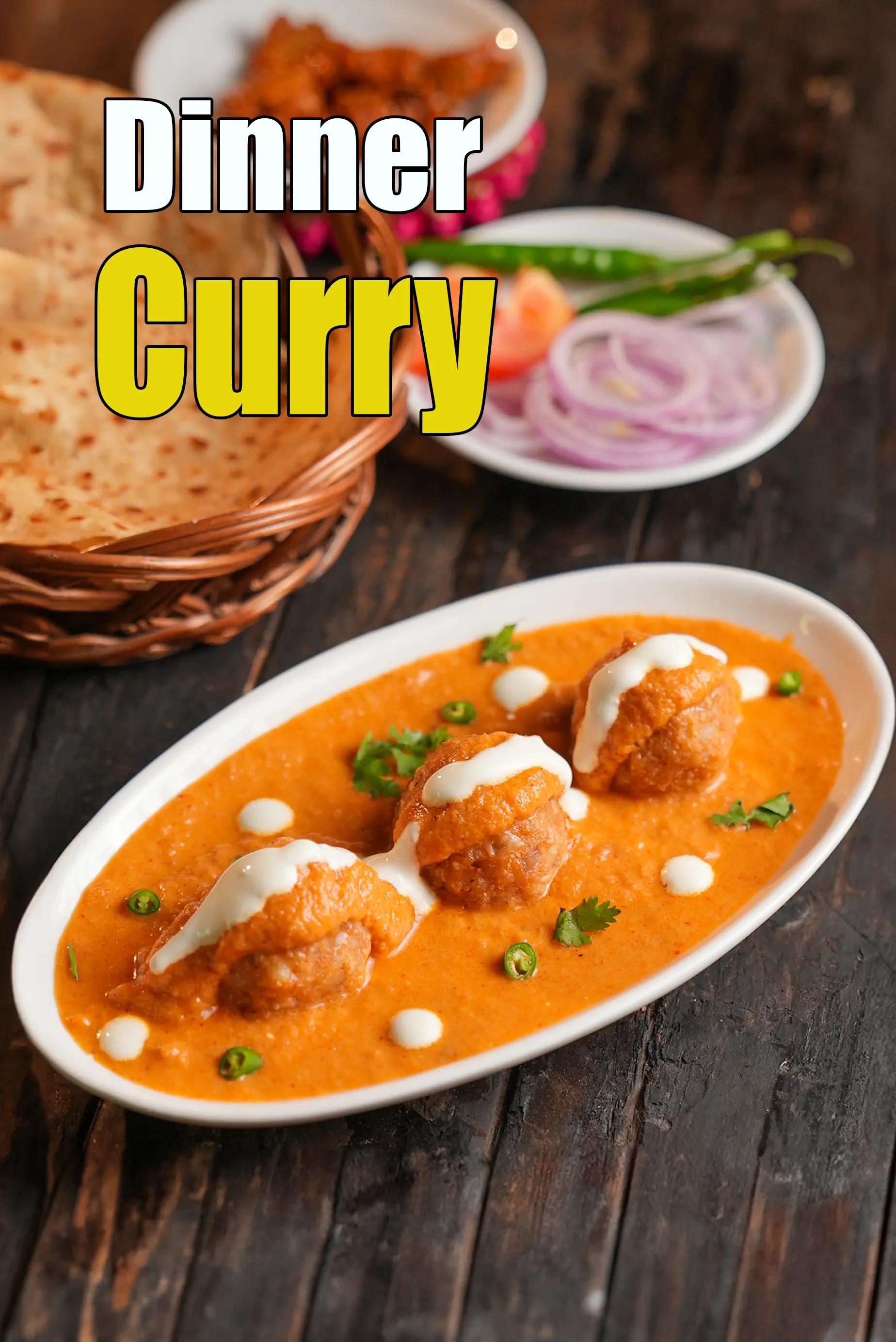 Indian vegetarian curry for dinner