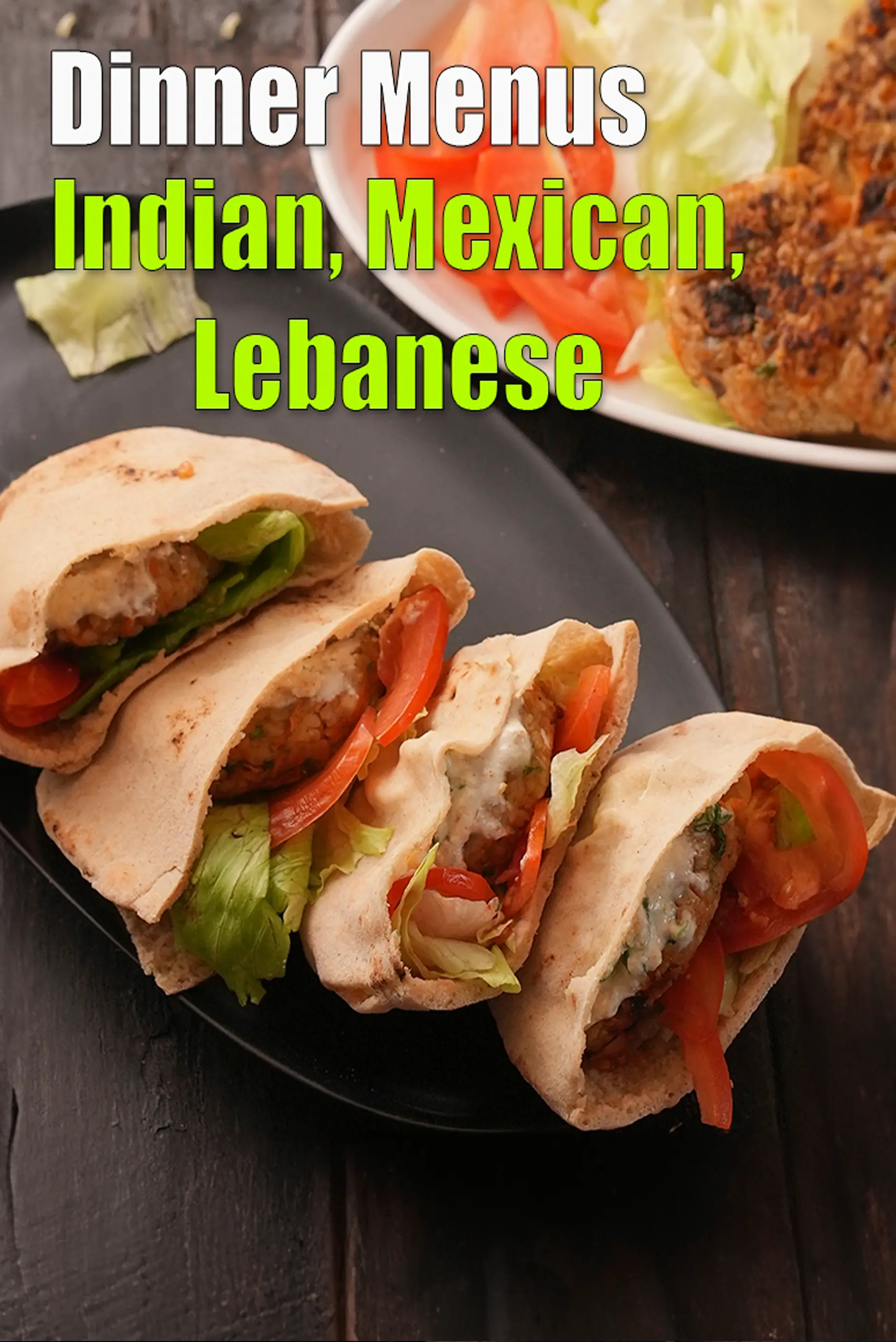 Indian, Mexican, Lebanese