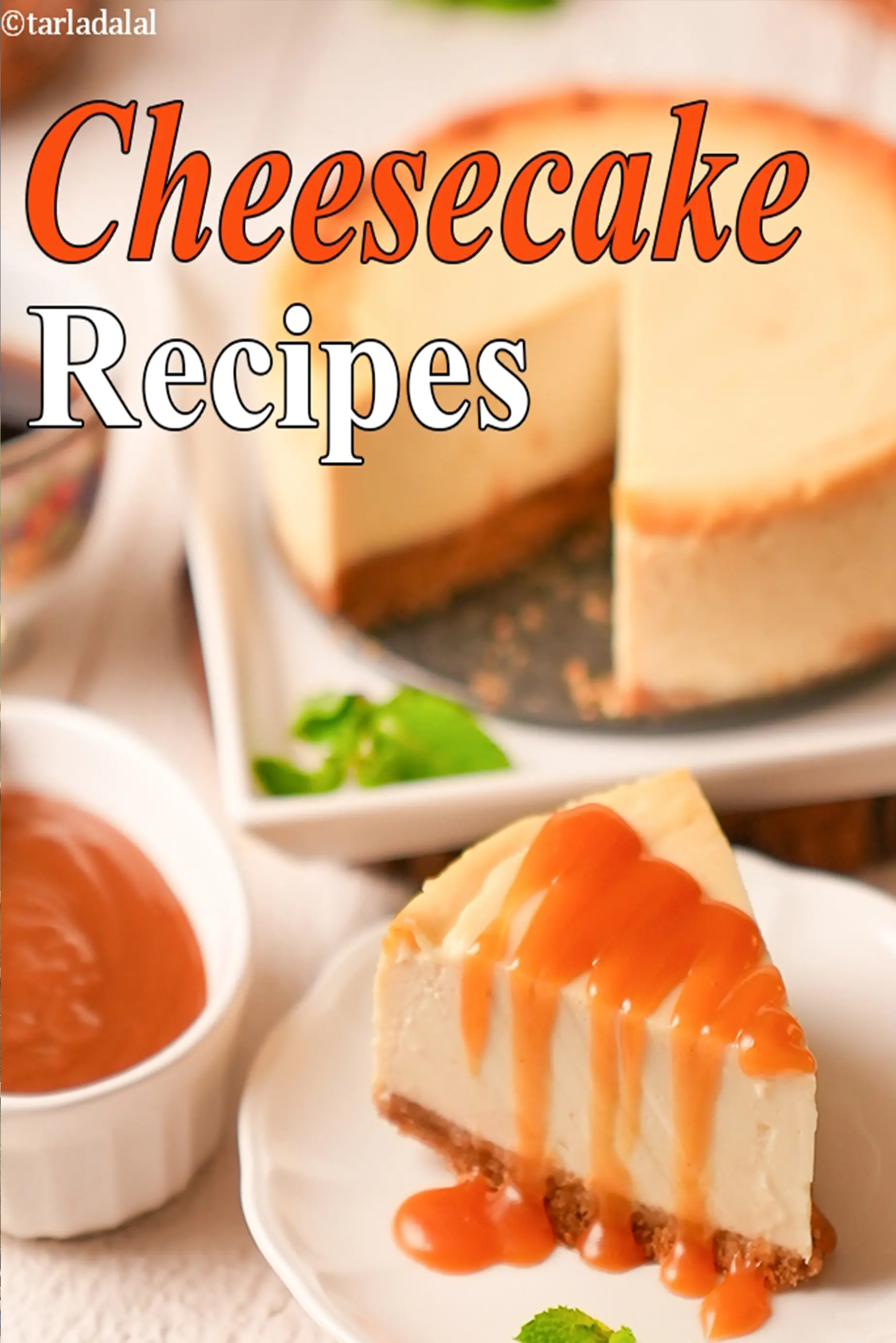 Eggless Indian Cheesecakes