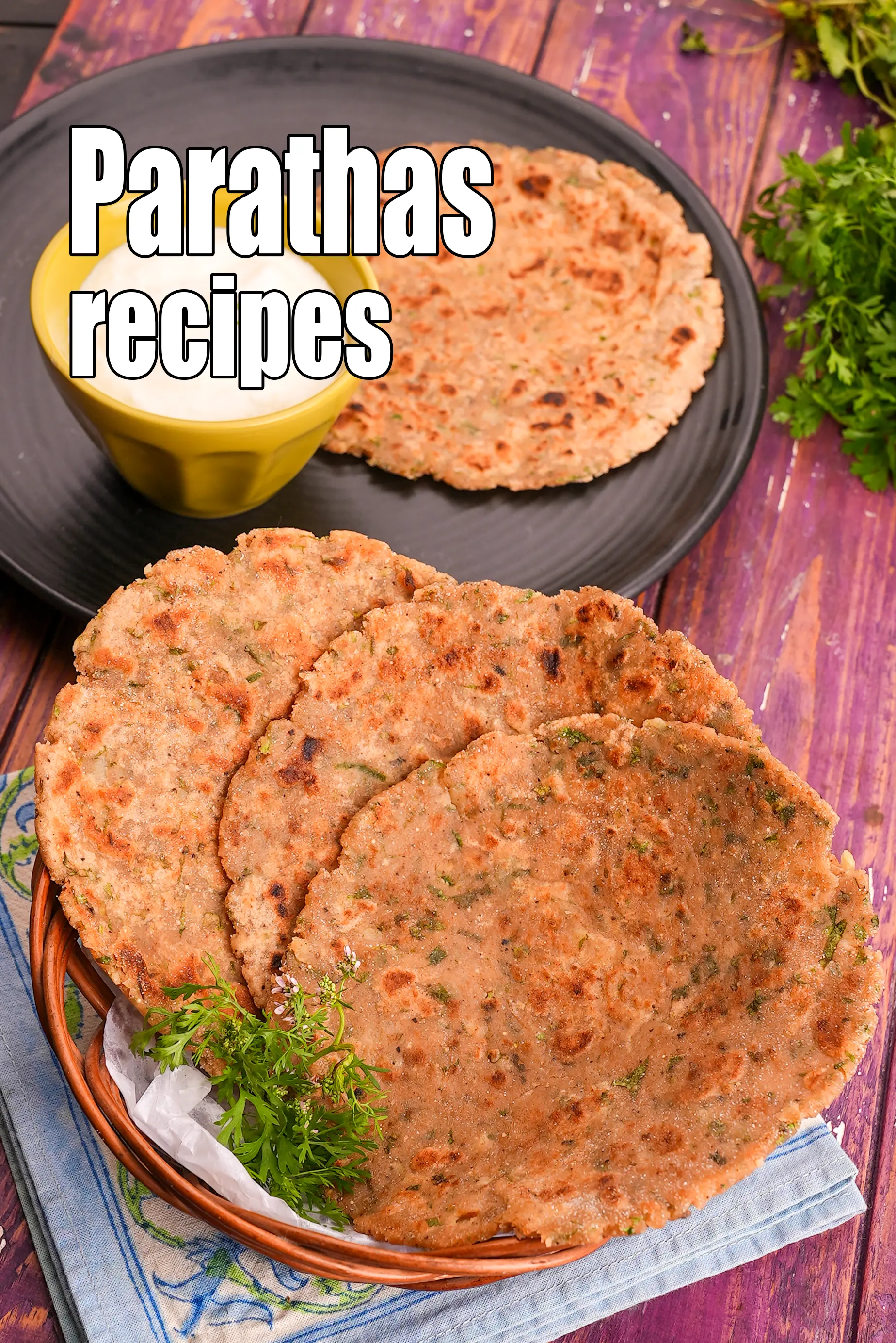 different kinds of parathas