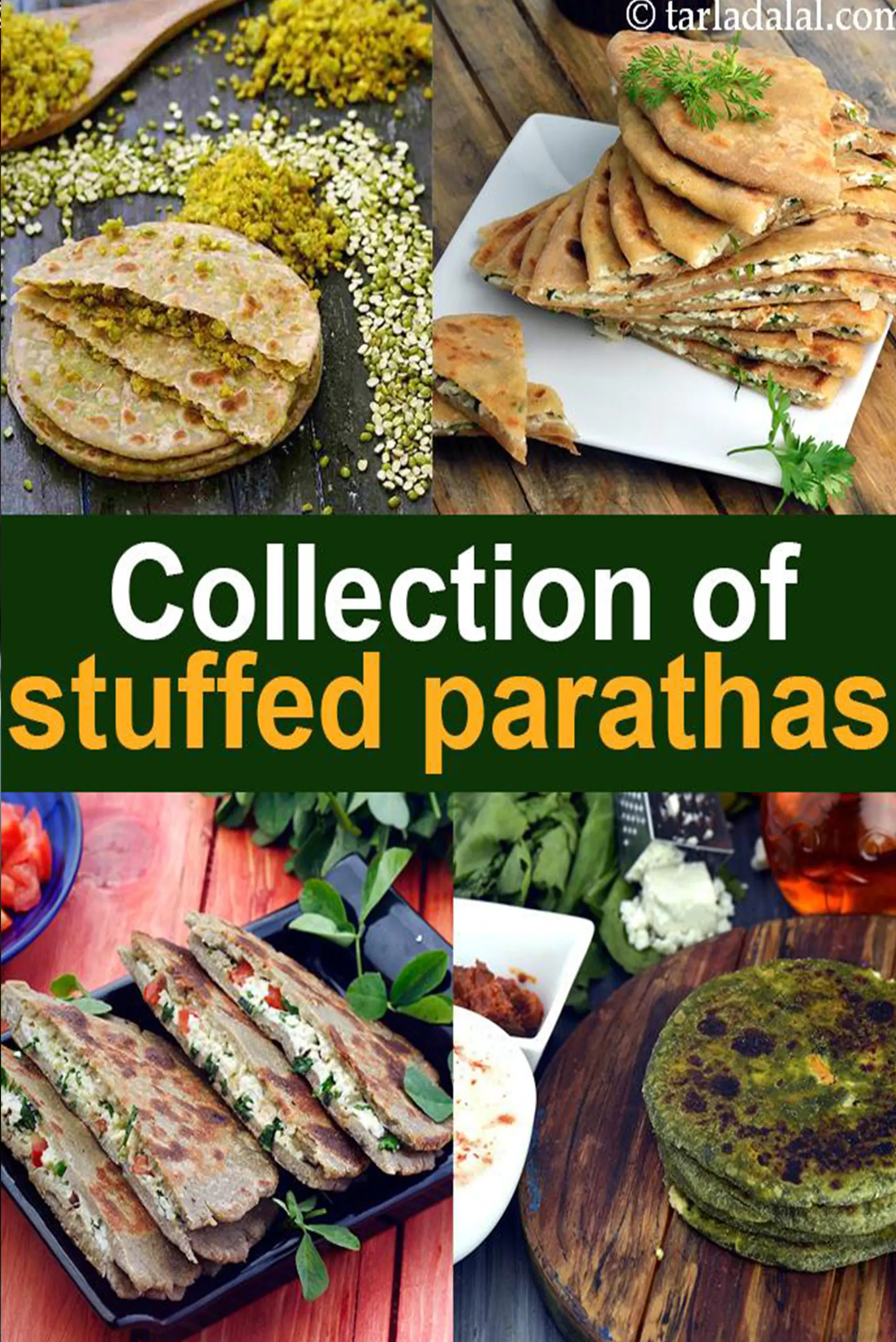 Stuffed Vegetarian Parathas