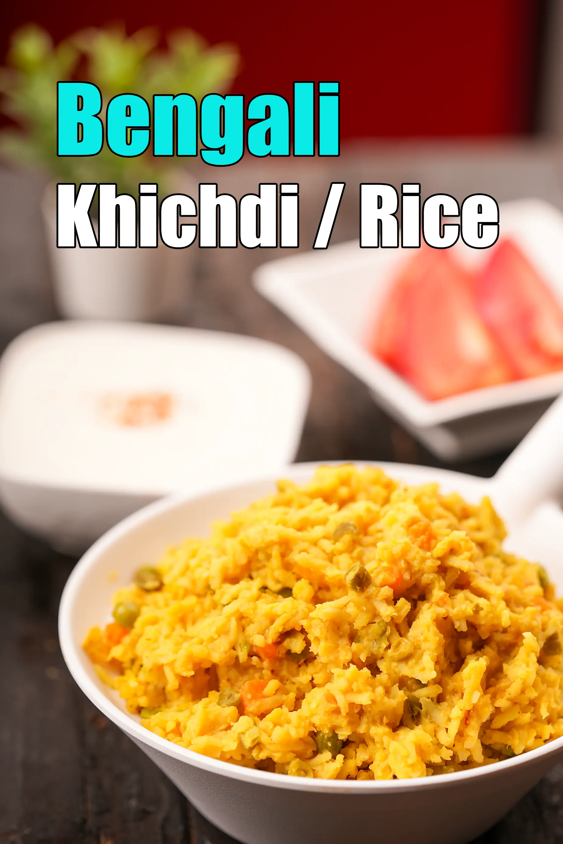 Bengali vegetarian Khichdi / Rice