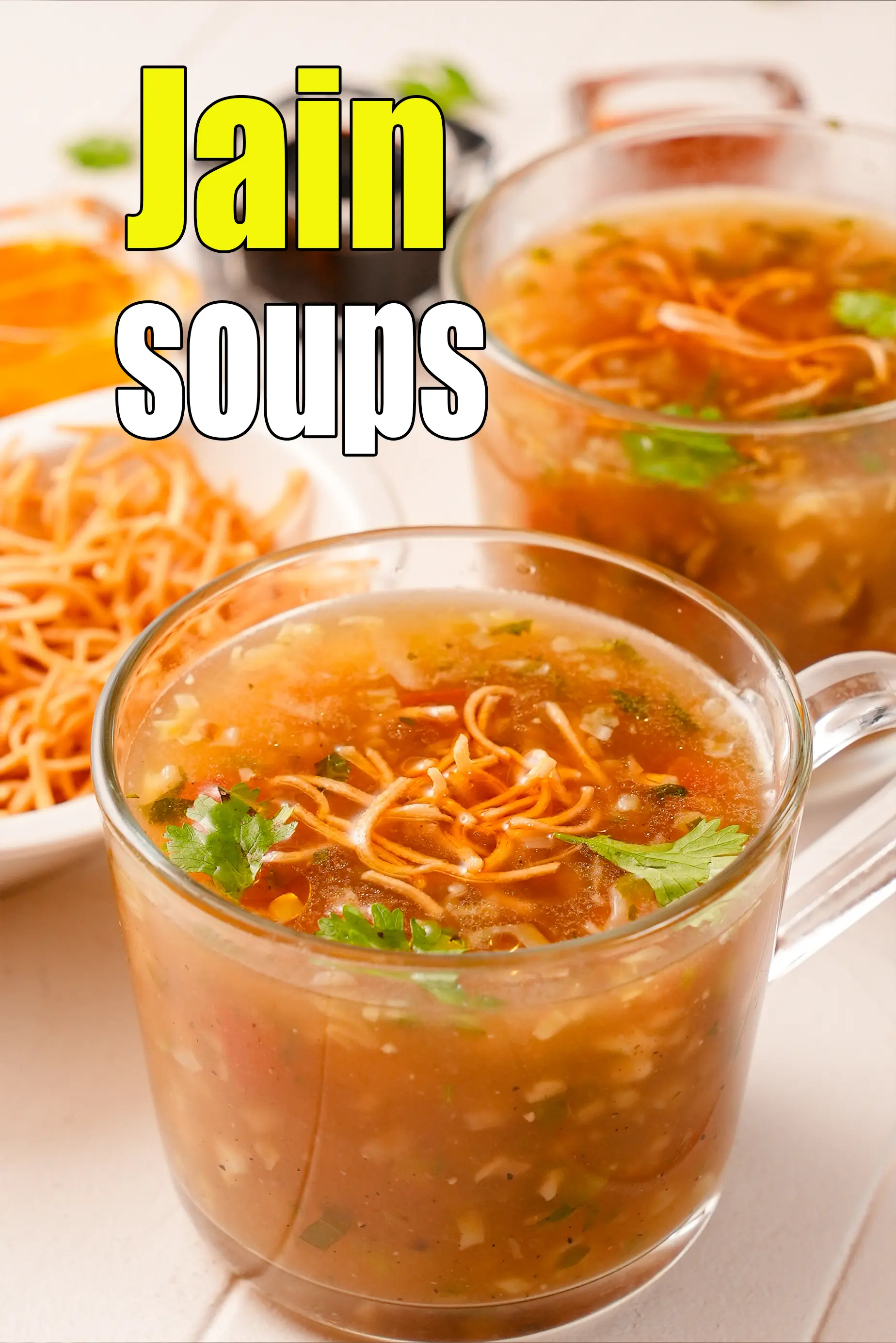 Jain Soups/ Indian soups without onion and garlic