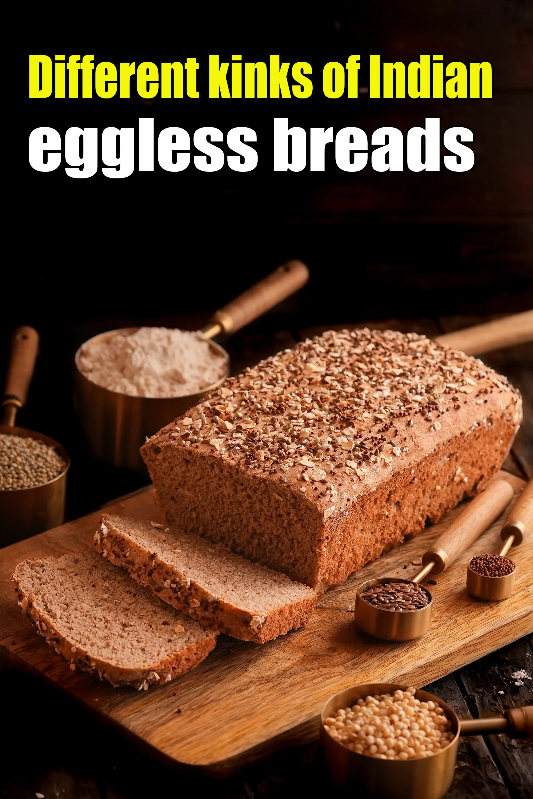 different kinds of Indian eggless breads