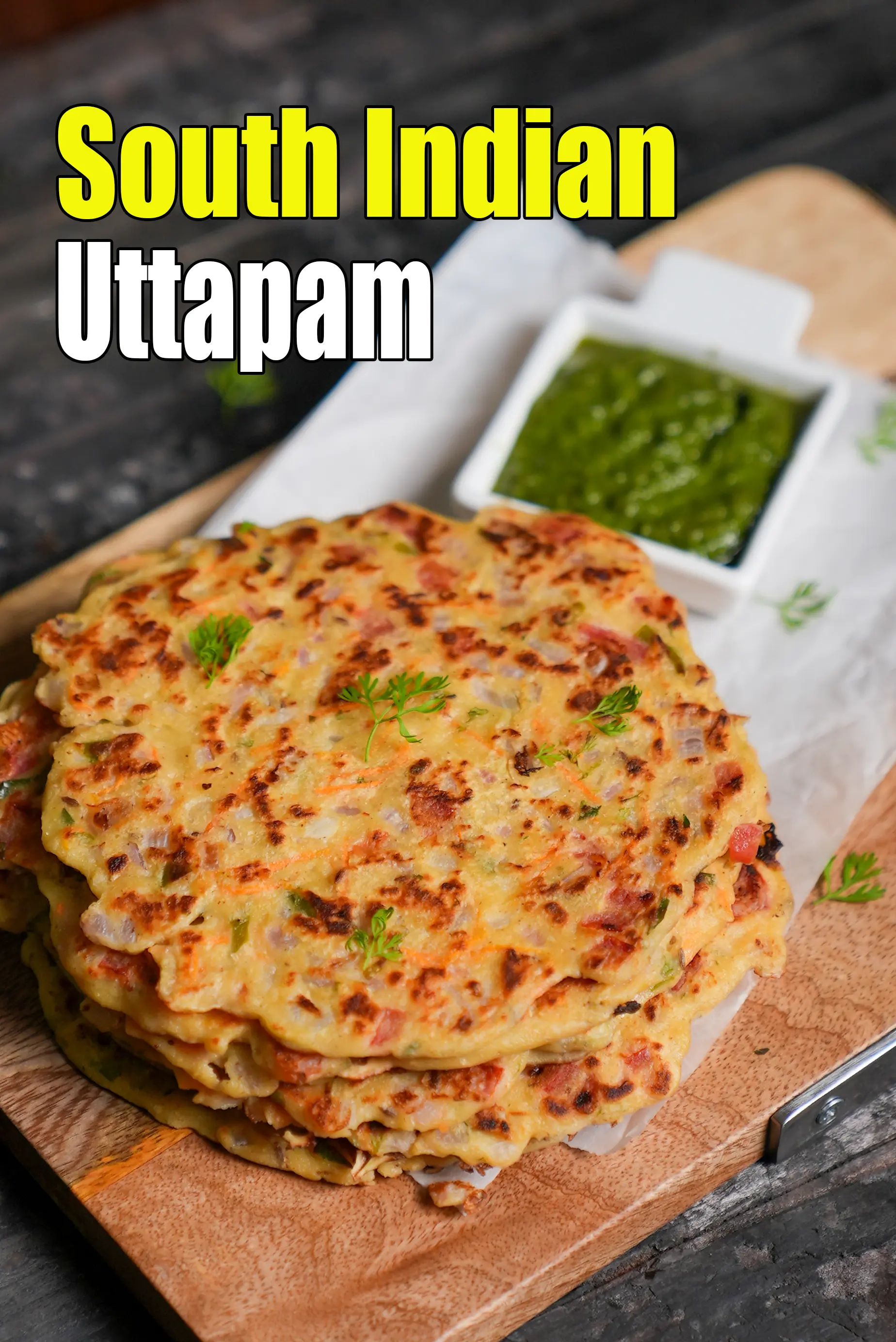 different kinds of South Indian Uttapam
