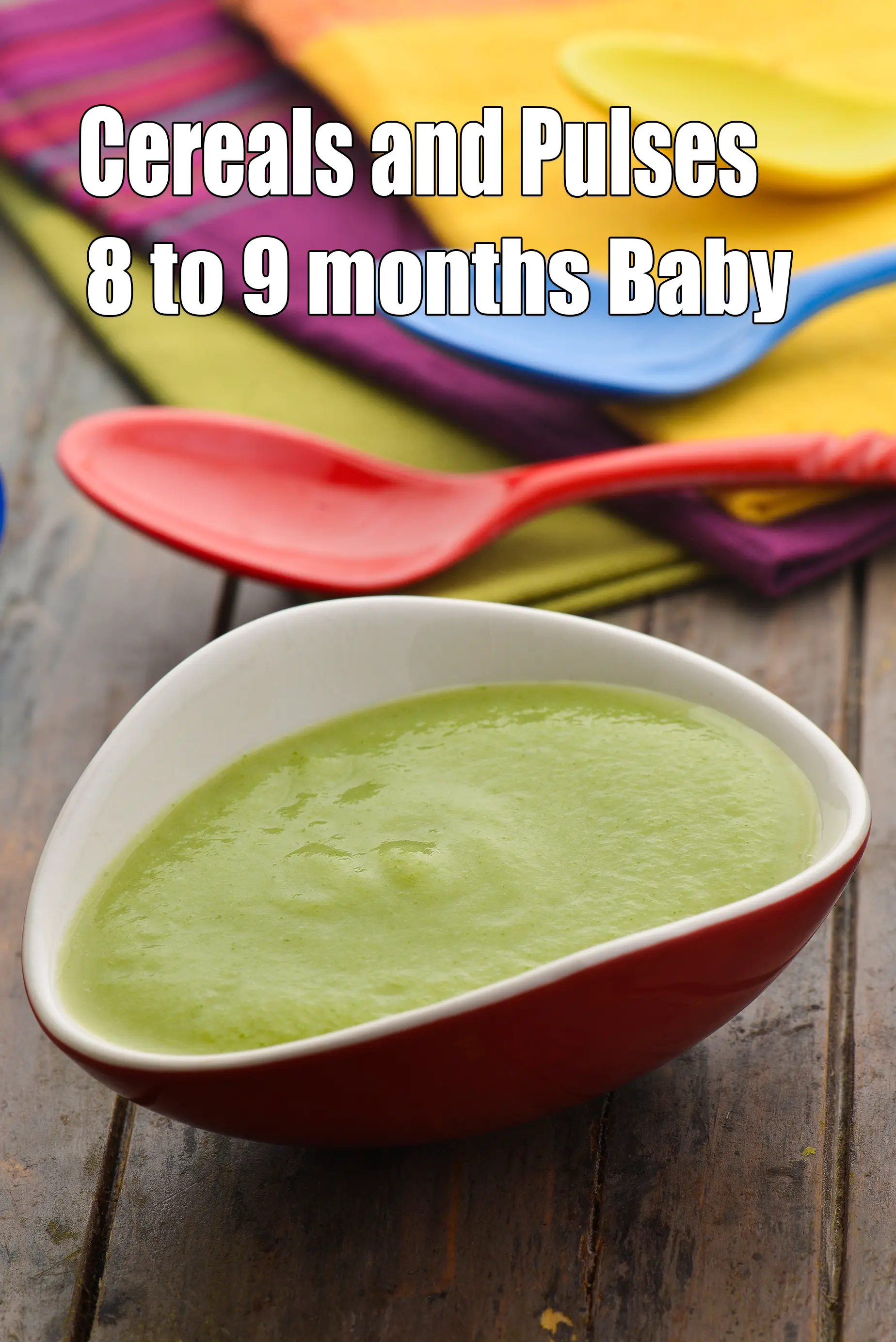 Cereals and Pulses for 8 to 9 months Baby