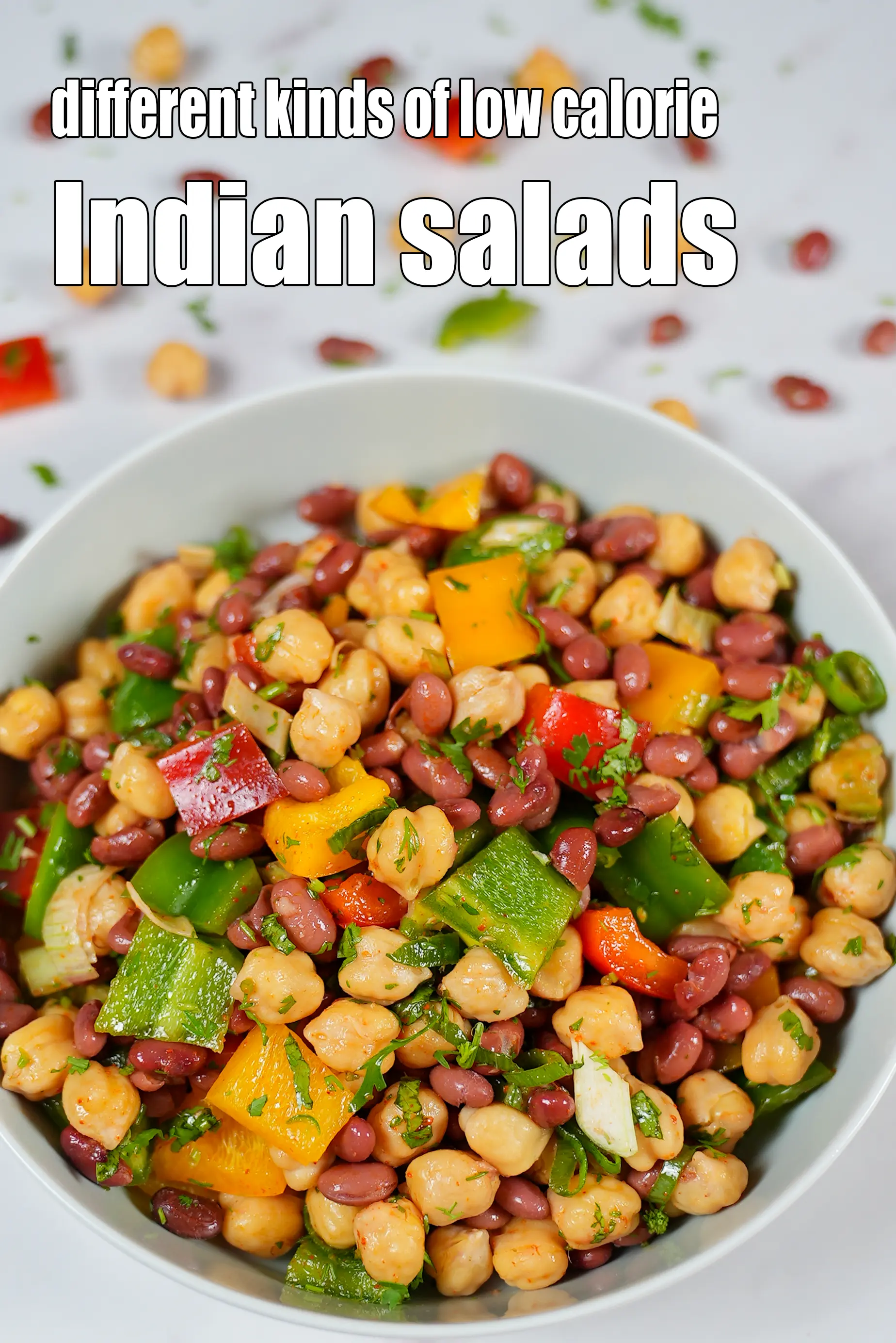 different kinds of low calorie Indian salads