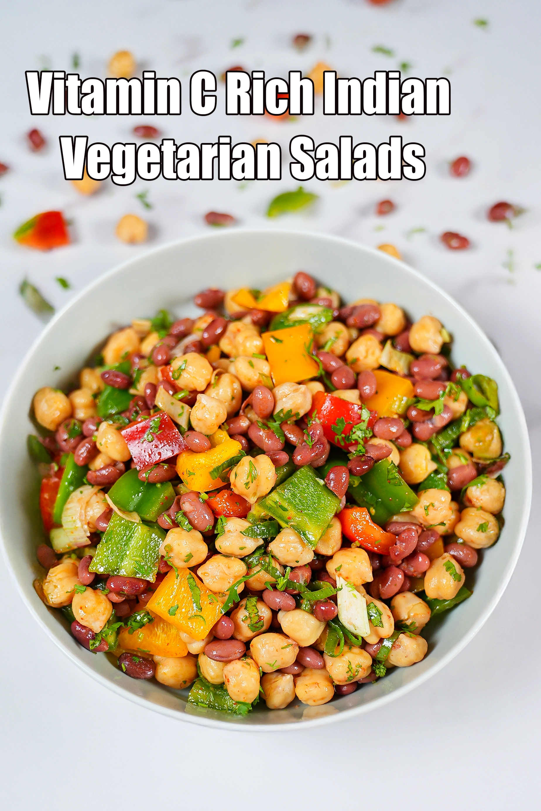 Vitamin C Rich Indian Vegetarian Salads