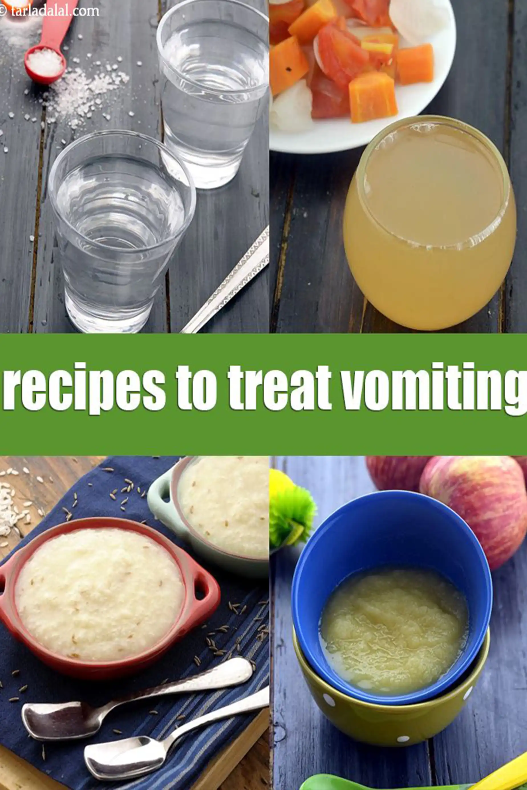 Indian recipes to treat Vomiting