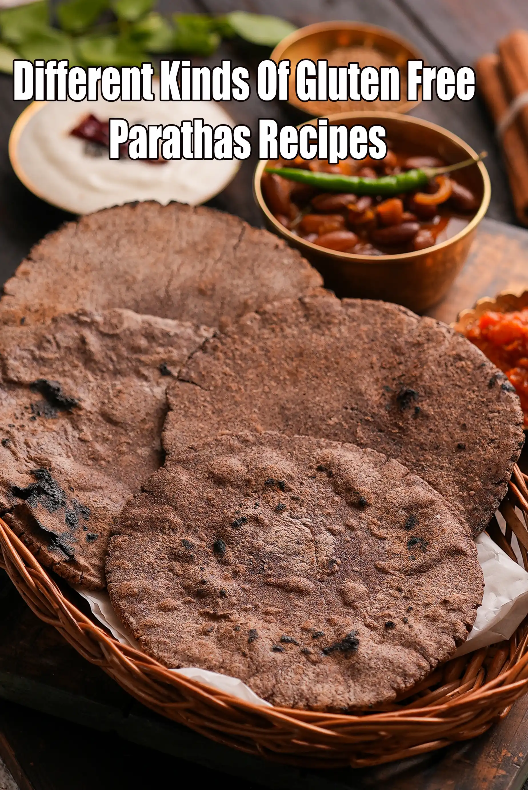 different kinds of gluten free parathas