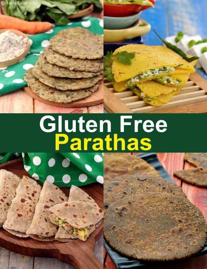 different kinds of gluten free parathas