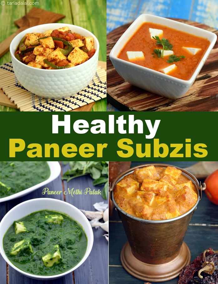 Healthy Paneer Sabzis
