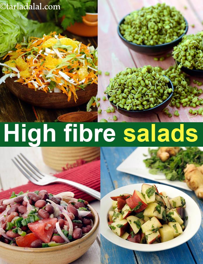High Fiber Indian vegetarian Salads