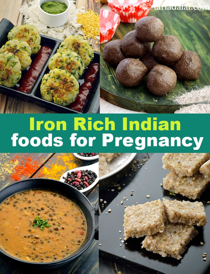 Iron Rich Indian vegetarian recipes for Pregnancy