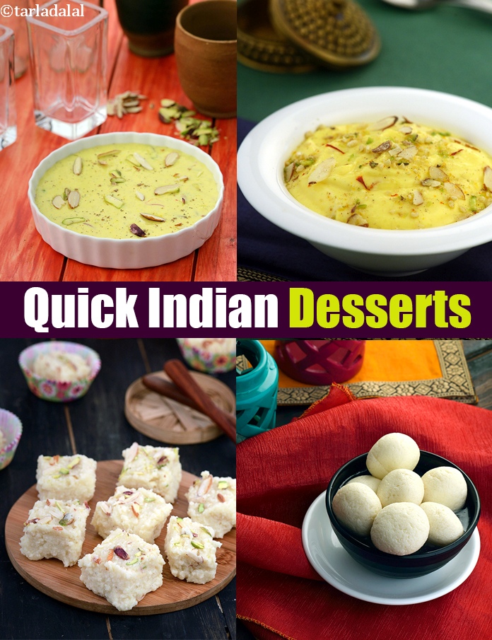 Quick Indian Desserts