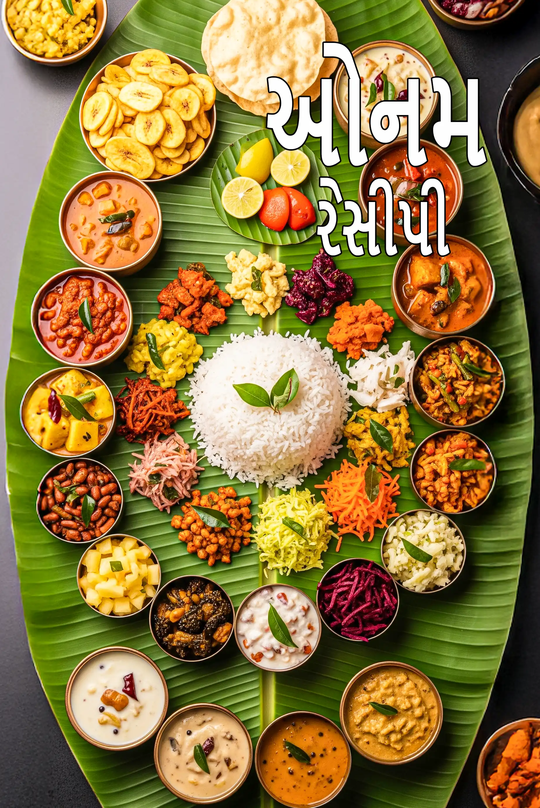 Onam recipes, Kerala Onam Sadya