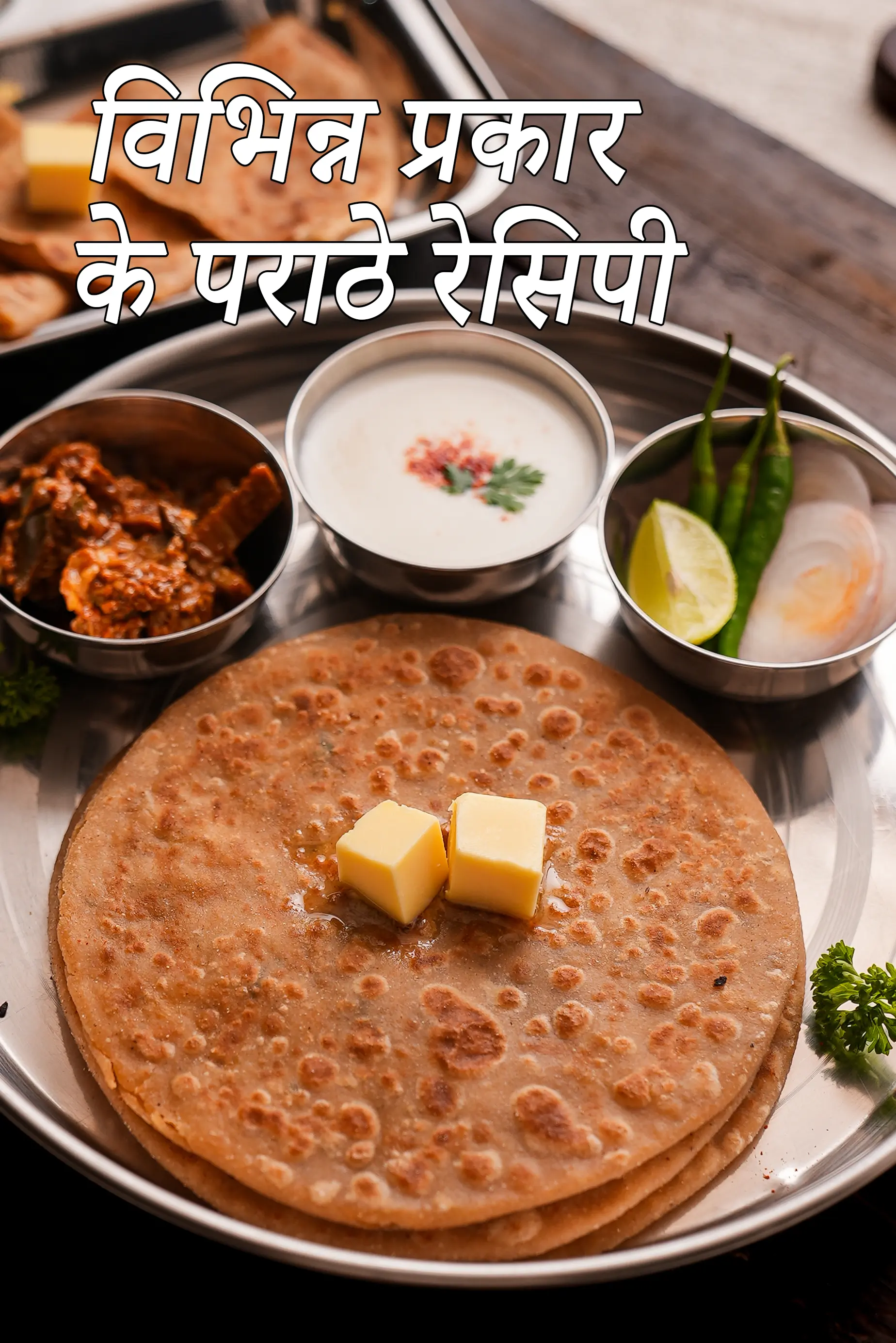 different kinds of parathas