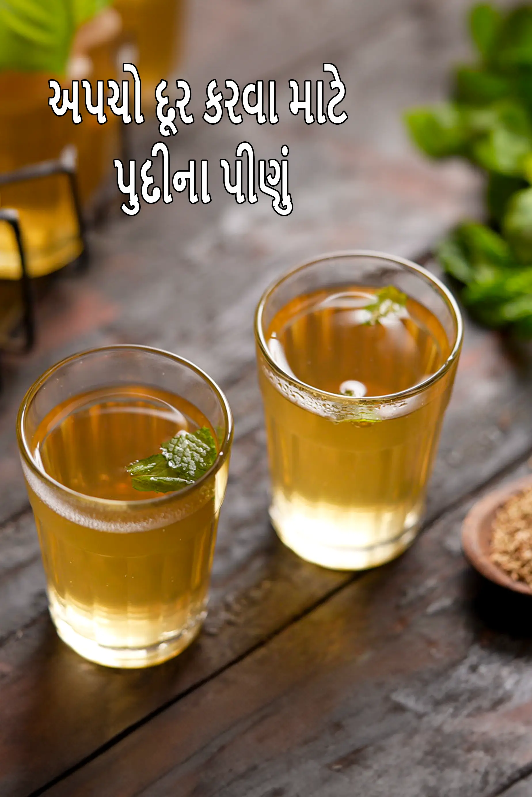 અપચો દૂર કરવા માટે પુદીના પીણું | વજન ઘટાડવા માટે સ્વસ્થ પુદીના પીણું | પાચન માટે ફુદીનાનું પીણું | ઘરે પાચન માટે પુદીનાનું પાણી કેવી રીતે બનાવવું |