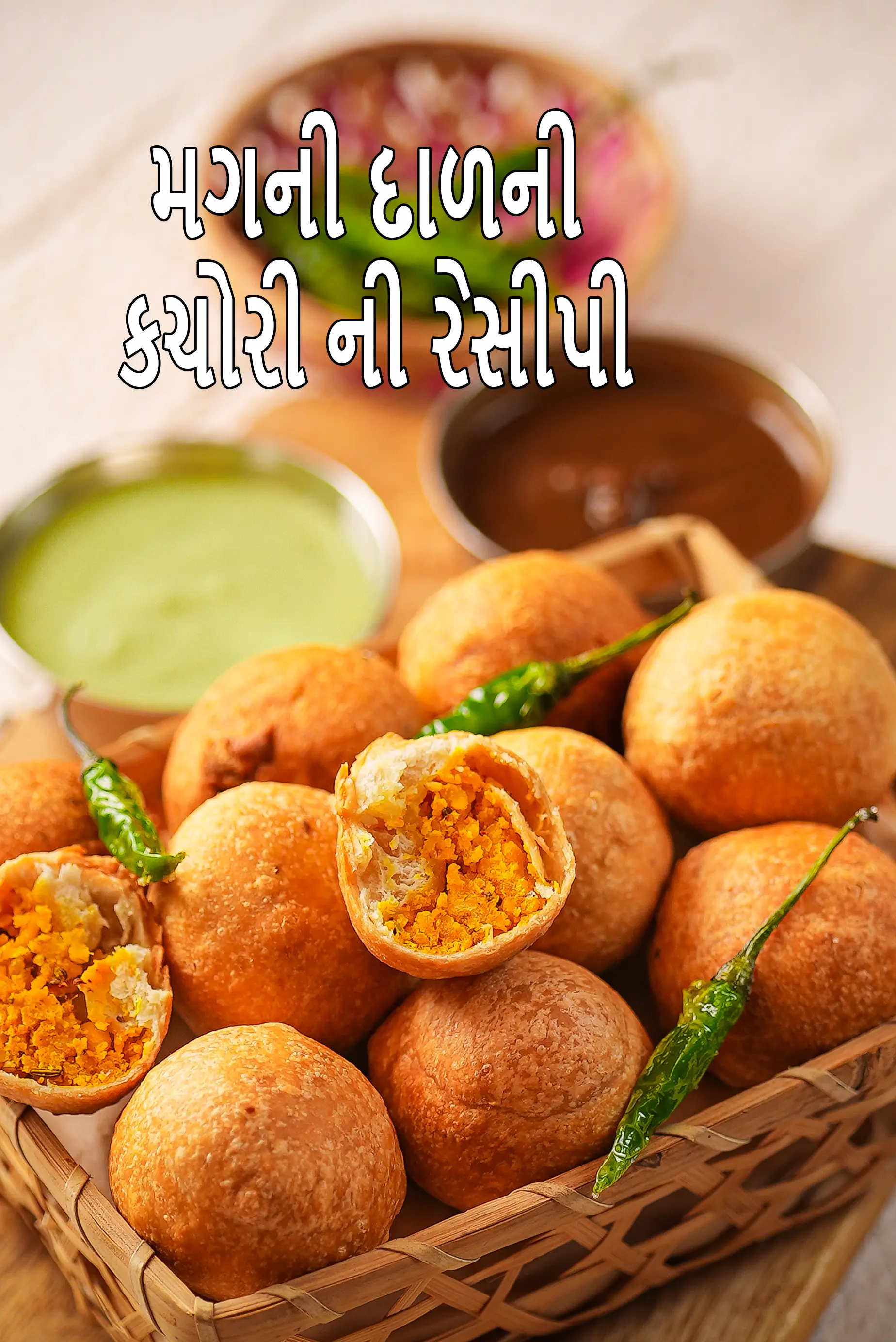 મગની દાળની કચોરી ની રેસીપી