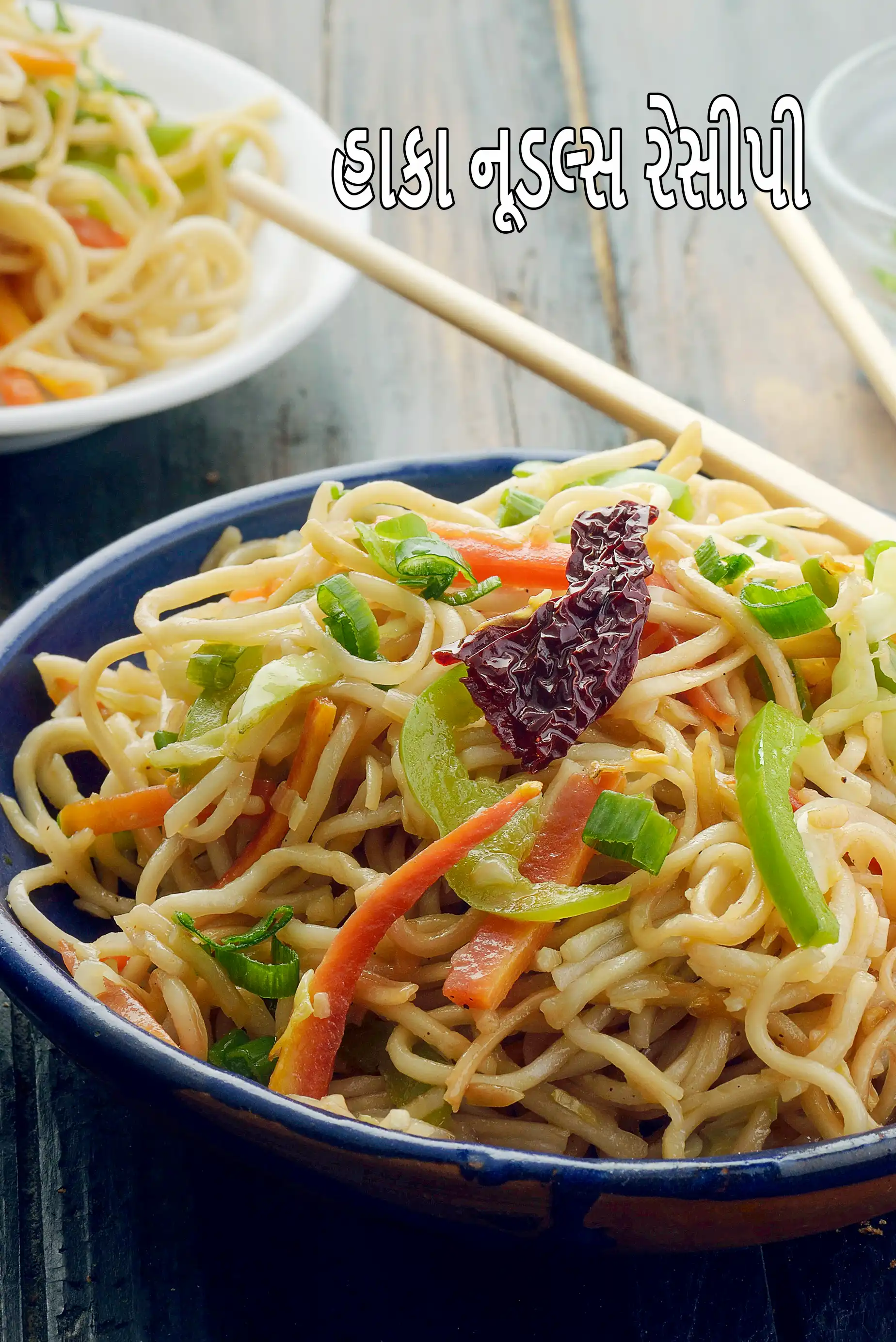 હાકા નૂડલ્સ રેસીપી | ઈન્ડો ચાઈનીઝ હાકા નૂડલ્સ | વેજીટેબલ હાકા નૂડલ્સ | ઈન્ડિયન સ્ટ્રીટ સ્ટાઈલ હાકા નૂડલ્સ