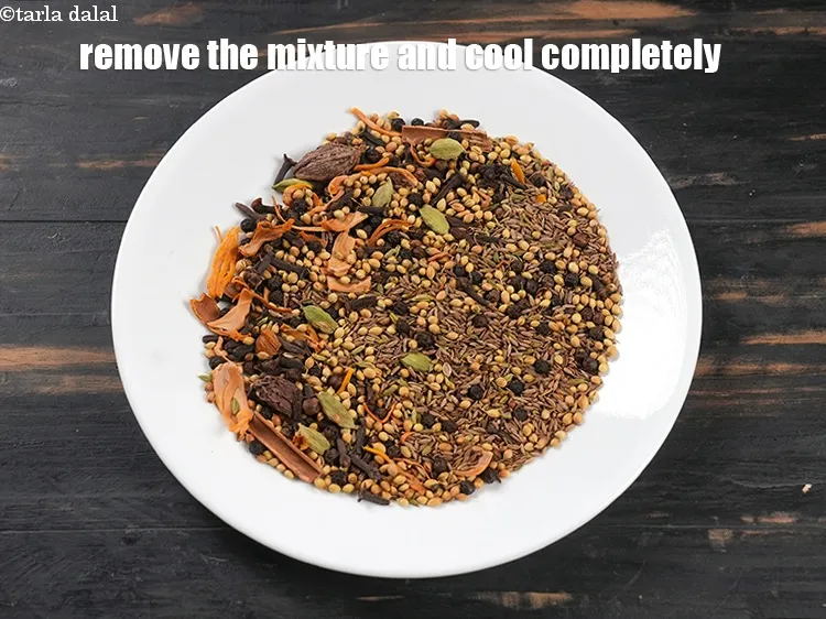 Step 13 – <p>ગેસ બંધ કરો, મિશ્રણને પ્લેટમાં કાઢો અને સંપૂર્ણપણે ઠંડુ કરો. Switch off the flame, remove …