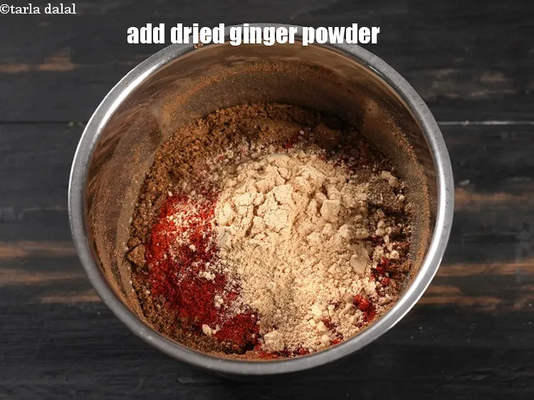 Step 17 – <p style="margin-left:0px;">2 ટીસ્પૂન <a href="/glossary-dried-ginger-powder-sonth-gujarati-454i"><u>સૂંઠ (dried ginger powder (sonth)</u></a><u> ઉમેરો. </u>Add 2 tsp <a href="https://www.tarladalal.com/glossary-dried-ginger-powder-sonth-454i"><u>dried …