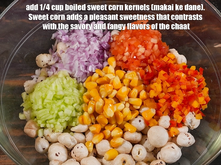 Step 14 – <p>સ્વીટ કોર્ન ચાટના સ્વાદિષ્ટ અને તીખા સ્વાદથી વિપરીત એક સુખદ મીઠાશ ઉમેરે છે. Sweet corn …