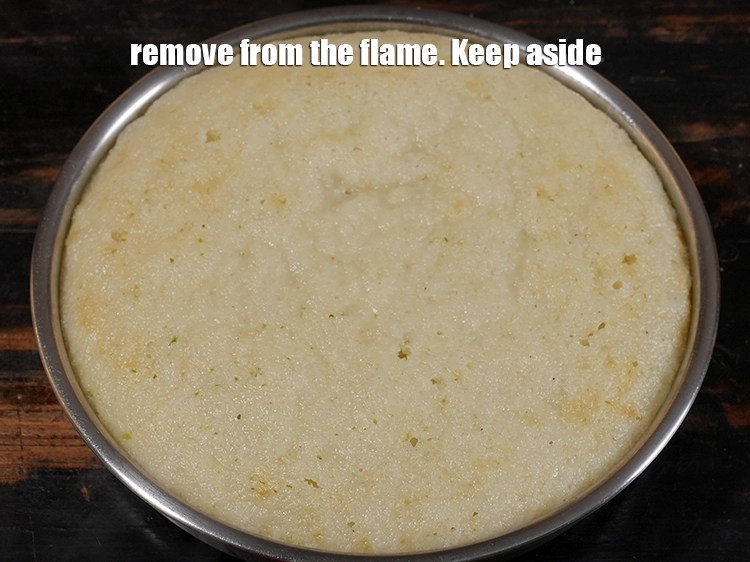 Step 20 – <p>ગેસ પરથી ઉતારી લો અને બાજુ પર રાખો. Remove from the flame. Keep aside.</p>