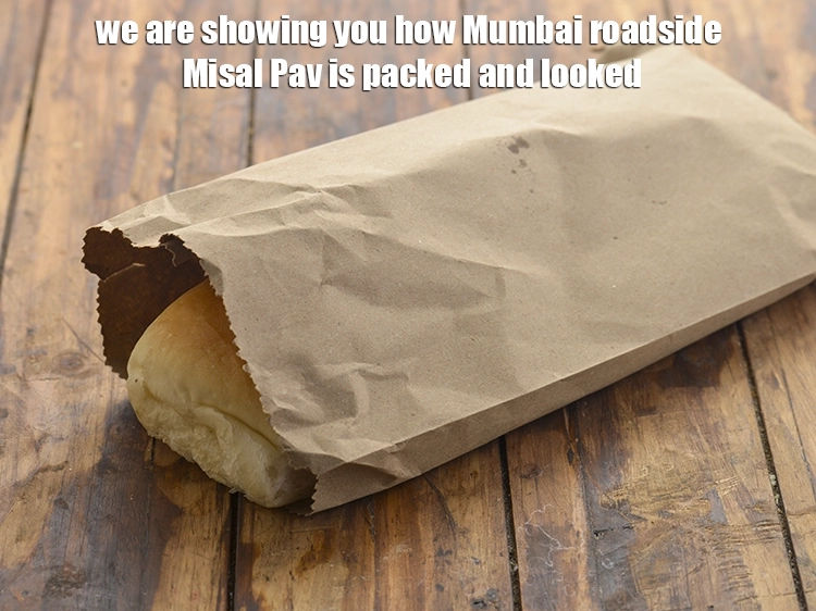 Step 37 – <p>અમે તમને બતાવી રહ્યા છીએ કે મુંબઈના રસ્તાની બાજુમાં મિસલ પાવ કેવી રીતે પેક અને …