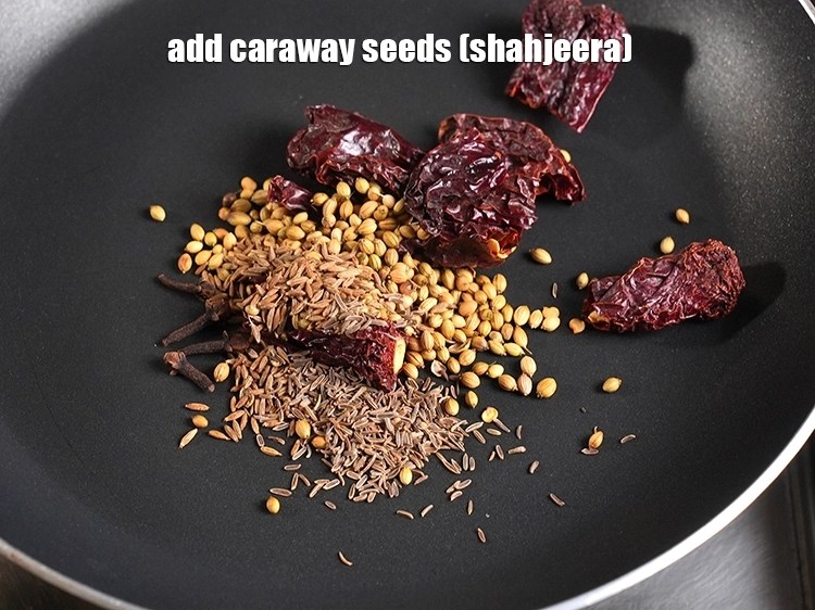 Step 7 – <p>૧/૨ ચમચી કારાવે બીજ (શહજીરા) ઉમેરો. Add 1/2 tsp&nbsp;<a href="https://www.tarladalal.com/glossary-caraway-seeds-shahjeera-261i"><u>caraway seeds (shahjeera)</u></a>.</p>