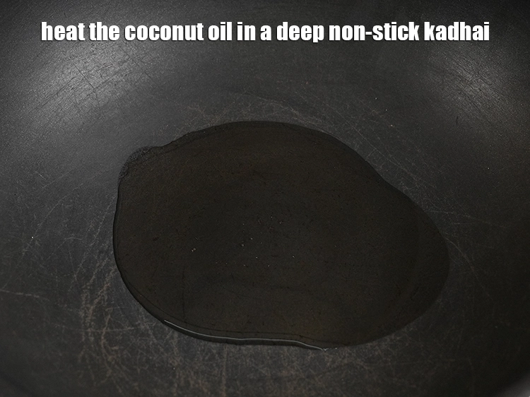 Step 8 – <p>કઠોળ ગાજર થોરણને સાંતળવા માટે, એક ઊંડા નોન-સ્ટીક કઢાઈમાં તેલ ગરમ કરો. To <strong>temper beans …