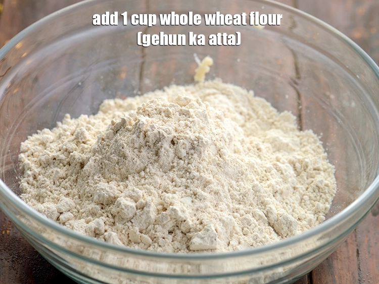 Step 10 – <p>૧ કપ <a href="https://www.tarladalal.com/glossary-whole-wheat-flour-gehun-ka-atta-gehun-ka-aata-gujarati-429i"><u>ઘઉંનો લોટ (whole wheat flour, gehun ka atta)</u></a><u> </u>થી શરૂ કરીને બાકીની …