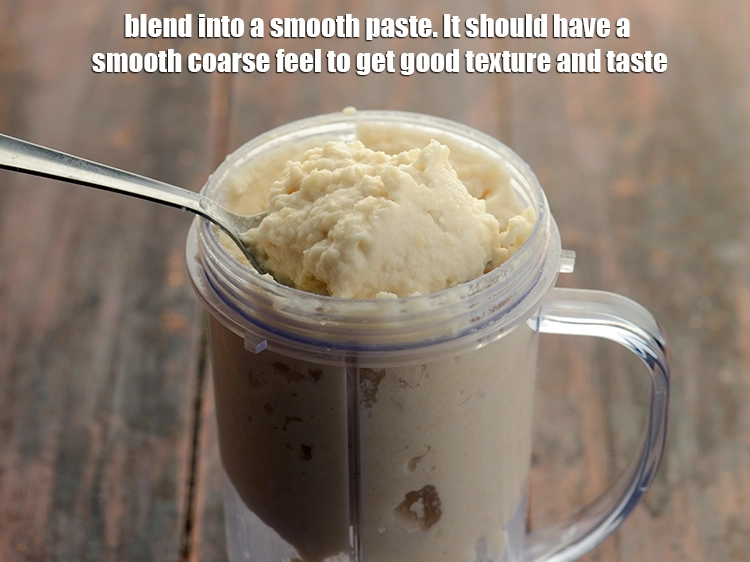 Step 8 – <p>એક સુંવાળી પેસ્ટ બનાવો. સારી રચના અને સ્વાદ મેળવવા માટે તે સુંવાળી બરછટ પેસ્ટ હોવી …