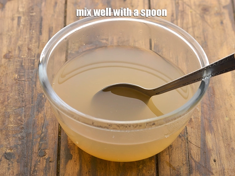 Step 16 – <p>ચમચી વડે સારી રીતે મિક્સ કરો. Mix well with a spoon.</p>