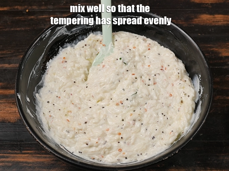 Step 16 – <p>સારી રીતે મિક્સ કરો જેથી ટેમ્પરિંગ સરખી રીતે ફેલાય. <span style="background-color:rgb(255,255,255);color:rgb(0,0,0);">Mix well so that the …