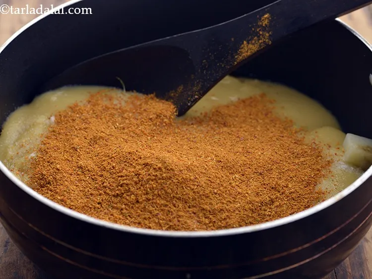 Step 55 – <p>મીઠું અને સાંભાર મસાલો ઉમેરો. તાજા બનાવેલા સાંભાર મસાલાની સુગંધ અને સ્વાદ કરતાં બીજું કંઈ …