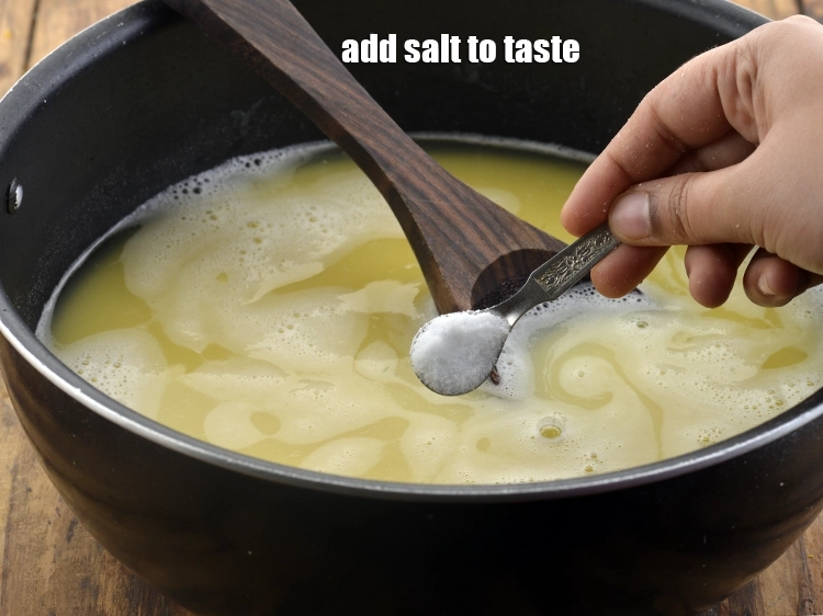 Step 26 – <p>ઊંડા નોન-સ્ટીક પેનને આગ પર મૂકો અને બધી સામગ્રી એક પછી એક ઉમેરવાનું શરૂ કરો. …