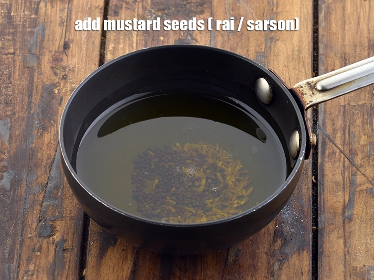 Step 38 – <p>પછી રાઈના દાણા ઉમેરો અને તેને તતડવા દો.</p>