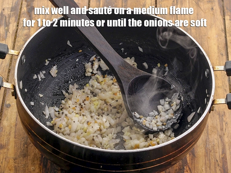 Step 18 – <p style="margin-left:0px;">સારી રીતે મિક્સ કરો અને મધ્યમ તાપ પર 1 થી 2 મિનિટ માટે અથવા …