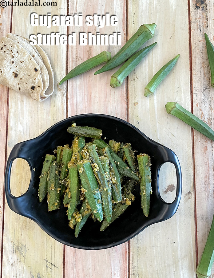 Step 24 – <p><strong>ભીંડી સંભારિયા રેસીપી | સ્ટફ્ડ ભીંડા ફ્રાય | ગુજરાતી સ્ટાઇલ સ્ટફ્ડ ભીંડી |</strong> ગરમાગરમ પીરસો.</p>