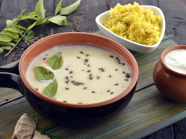 Step 14 – <p>આ <strong>ગુજરાતી કઢી | હેલ્ધી ગુજરાતી કઢી રેસીપી | બેસન કઢી</strong> | પેટ પર હલકો …