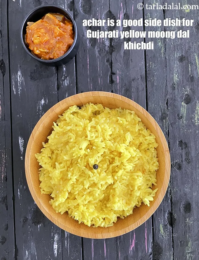 Step 27 – <p>આચર એ પીળી મૂંગ દાળ ખીચડી સાથે સારી સાઇડ ડિશ છે.<br>&nbsp;</p>