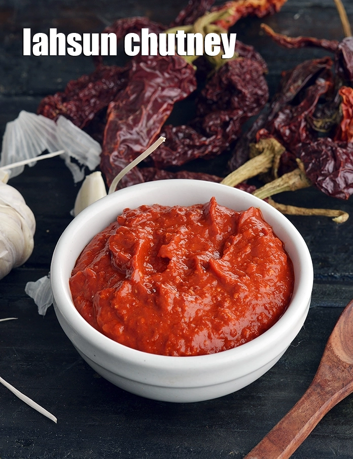 Step 15 – <p>મરચાં <strong>લસણની ચટણીને</strong> સર્વિંગ બાઉલમાં ટ્રાન્સફર કરો. <strong>મરચાં લસણની ચટણી | લહસુન ચટણી | ચાટ …