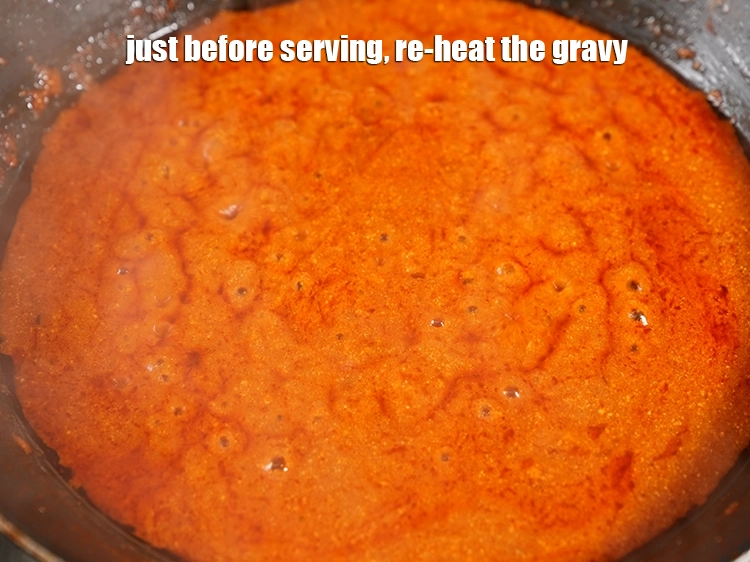 Step 37 – <p>પીરસતાં પહેલાં, ગ્રેવી ફરીથી ગરમ કરો.</p>