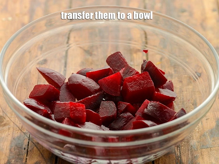 Step 15 – <p><span style="background-color:rgb(255,255,255);color:rgb(0,0,0);">2 કપ </span><a href="https://www.tarladalal.com/glossary-beetroot-chukandar-gujarati-201i#ing_2722"><u>બાફેલા બીટના ટુકડા</u></a> લો અને તેને એક બાઉલમાં નાખો. જો તમને …