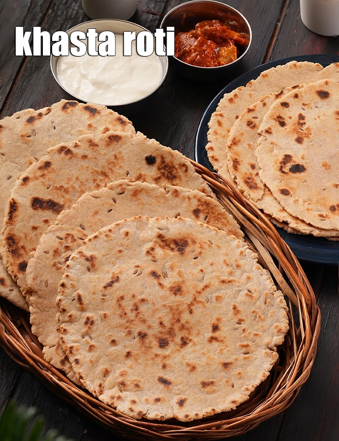 Step 21 – <p><strong>ખાસ્તા રોટલી</strong> ને તમારી પસંદગીના સબઝી સાથે તરત જ પીરસો.</p>