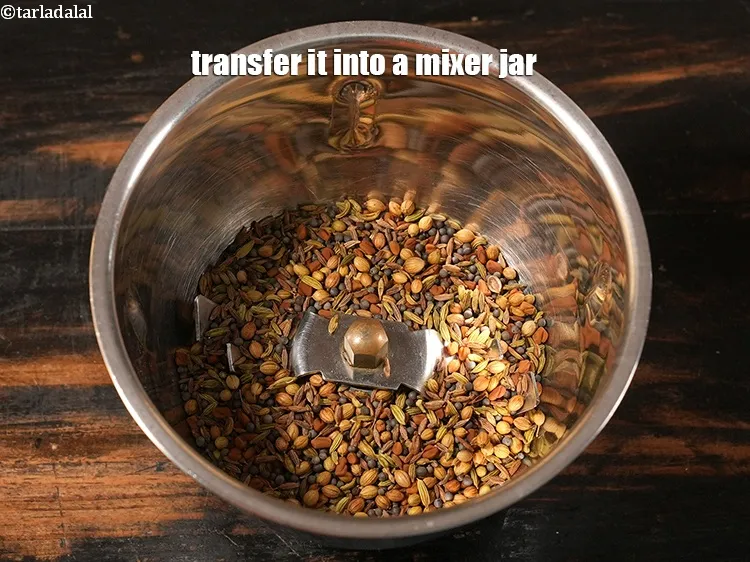 Step 7 – <p>તેને મિક્સર જારમાં ટ્રાન્સફર કરો.</p>