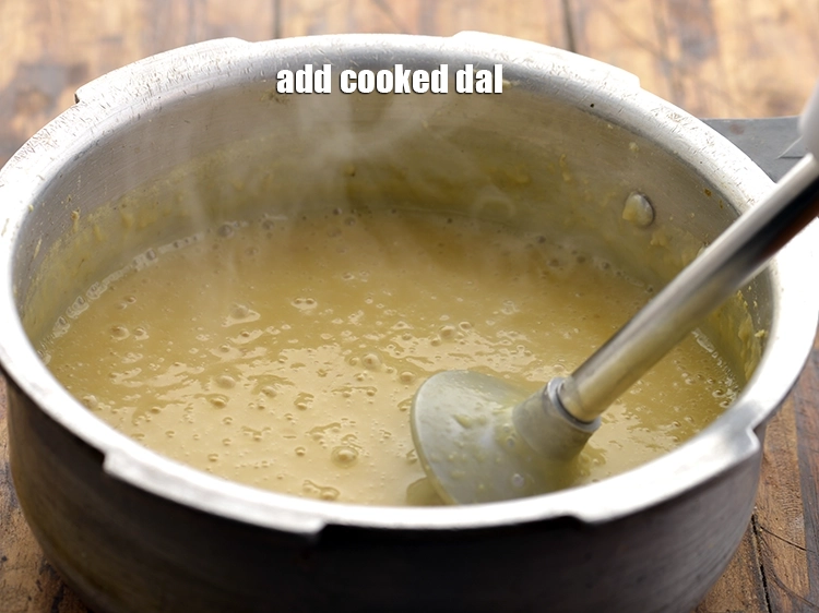 Step 28 – <p>રાંધેલી દાળ ઉમેરો.</p>