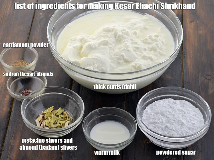 Step 1 – <p><strong>શ્રીખંડ | કેસર એલીયાચી શ્રીખંડ | </strong>બનાવવા માટે<strong> </strong>આપણે સૌપ્રથમ બધી સામગ્રી તૈયાર રાખીશું. અહીં …